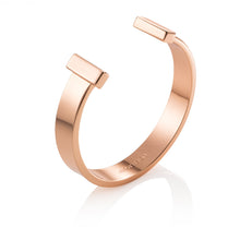 Load image into Gallery viewer, T-Bar Bangle (Rose Gold)