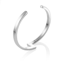 Load image into Gallery viewer, Zig Zag Bangle (Silver)