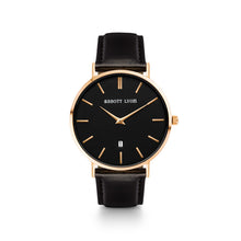Load image into Gallery viewer, Black Leather Kensington 40 (Gold/Black)