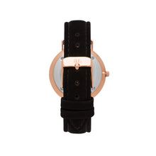 Load image into Gallery viewer, Black Suede Kensington 34 (Rose Gold)