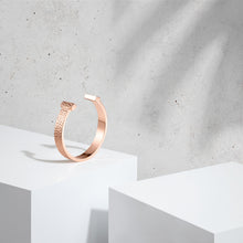 Load image into Gallery viewer, Hammered Bangle (Rose Gold)