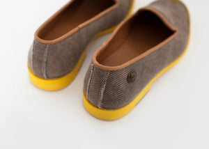Wingtip Loafer in Yellow- wholesale