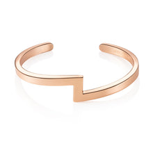 Load image into Gallery viewer, Zig Zag Bangle (Rose Gold)