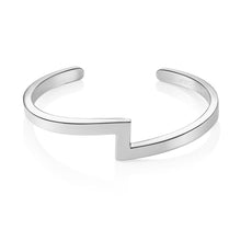 Load image into Gallery viewer, Zig Zag Bangle (Silver)