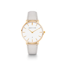 Load image into Gallery viewer, Mist Grey Suede Kensington 34 (Gold/White)