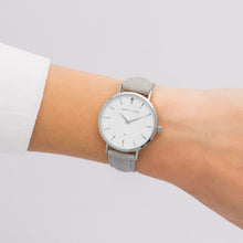 Load image into Gallery viewer, Mist Grey Suede Kensington 34 (Silver)