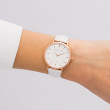 Load image into Gallery viewer, White Dove Leather Kensington 34 (Rose Gold)