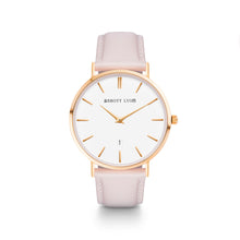 Load image into Gallery viewer, Nude Pink Leather Kensington 40 (Gold/White)