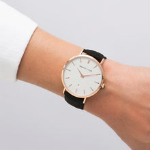 Load image into Gallery viewer, Black Suede Kensington 40 (Rose Gold)