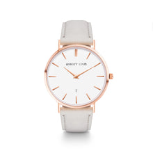 Load image into Gallery viewer, Mist Grey Suede Kensington 40 (Rose Gold)