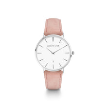 Load image into Gallery viewer, Nude Pink Suede Kensington 34 (Silver)