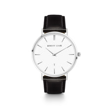 Load image into Gallery viewer, Black Leather Kensington 40 (Silver)