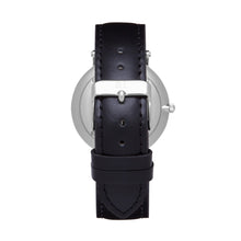 Load image into Gallery viewer, Black Leather Kensington 40 (Silver)