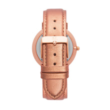 Load image into Gallery viewer, Metallic Rose Gold Leather Stellar 34 (Rose Gold)