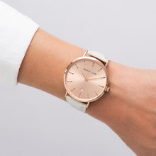 Load image into Gallery viewer, White Dove Leather Stellar 40 (Rose Gold)