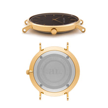 Load image into Gallery viewer, Black Suede Kensington 40 (Gold/Black)