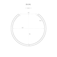 Load image into Gallery viewer, Zig Zag Bangle (Rose Gold)